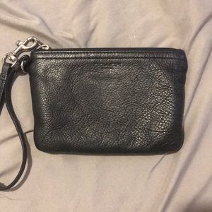 Black Coach Wristlet